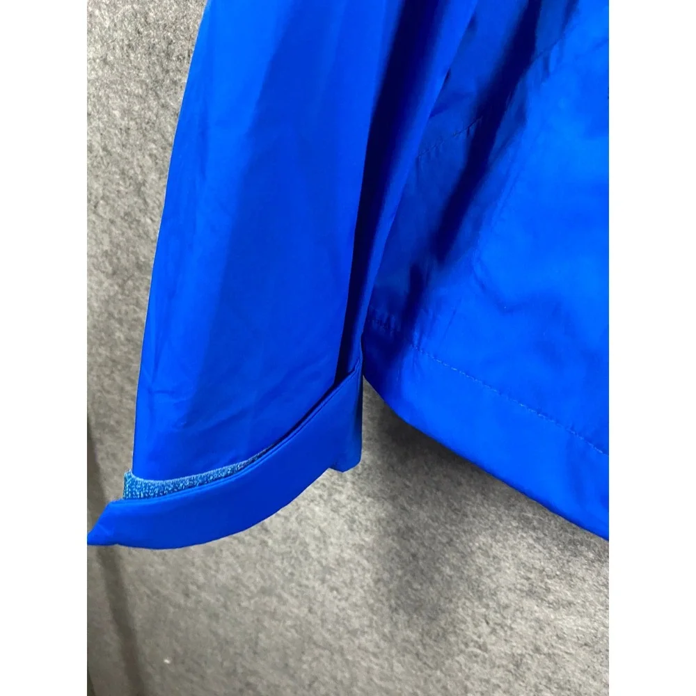 Champion‎ C9 Mens Blue Waterproof Breathable Hooded Rain Jacket Size M